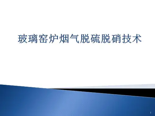 玻璃窑炉烟气脱硫脱硝技术精品PPT课件