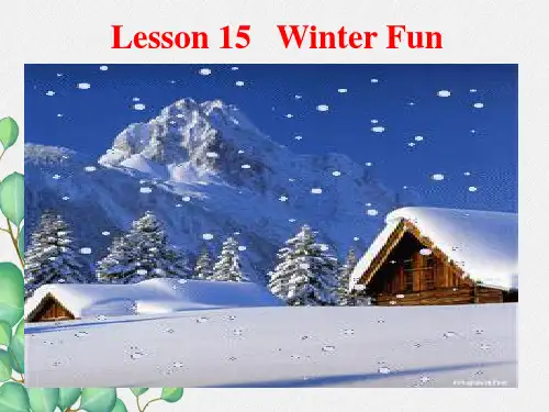 冀教版六年级英语上册Lesson 15课件(优)