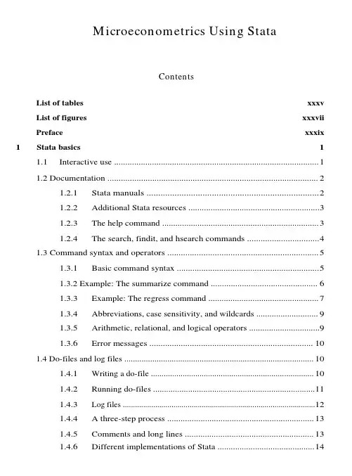 Microeconometrics using stata