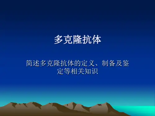 多克隆抗体