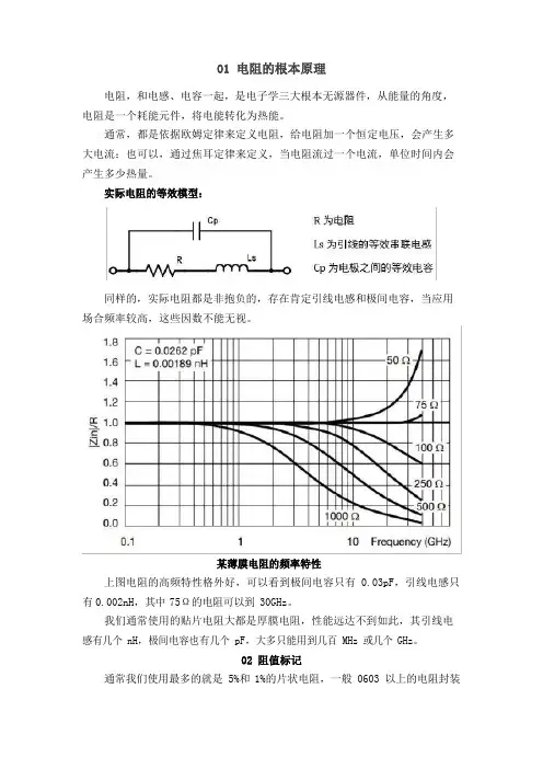 电子基础知识-电阻