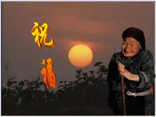 鲁迅《祝福》详细PPT课件