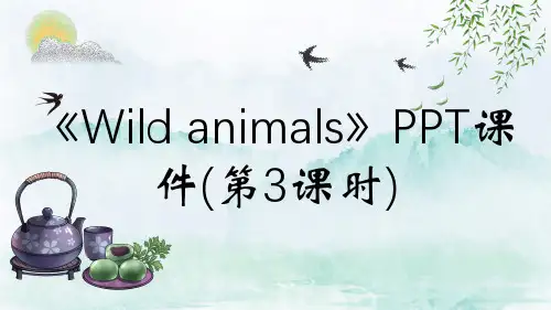 《Wild animals》PPT课件(第3课时)