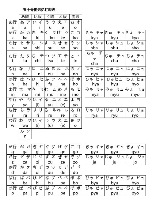 五十音图