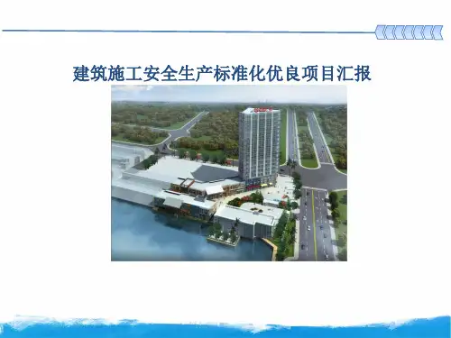 施工现场安全生产标准化优秀做法汇报86页PPT