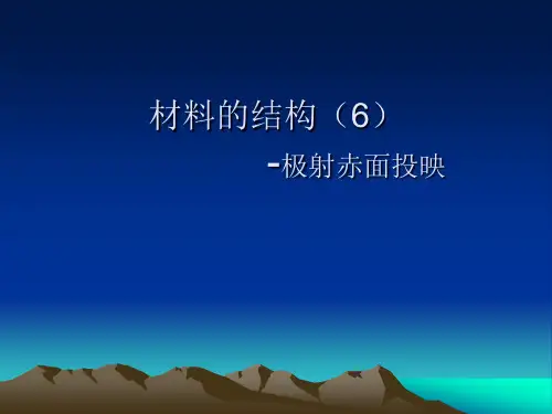 6极射赤平投影图