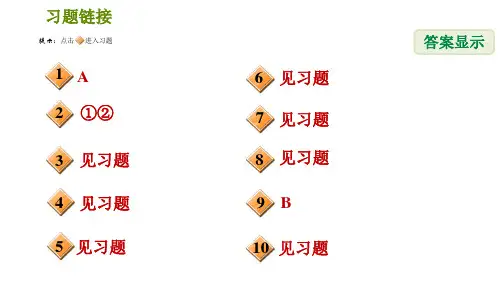 北师版七年级下册数学第1章素养集训2幂的运算性质的11种应用习题课件