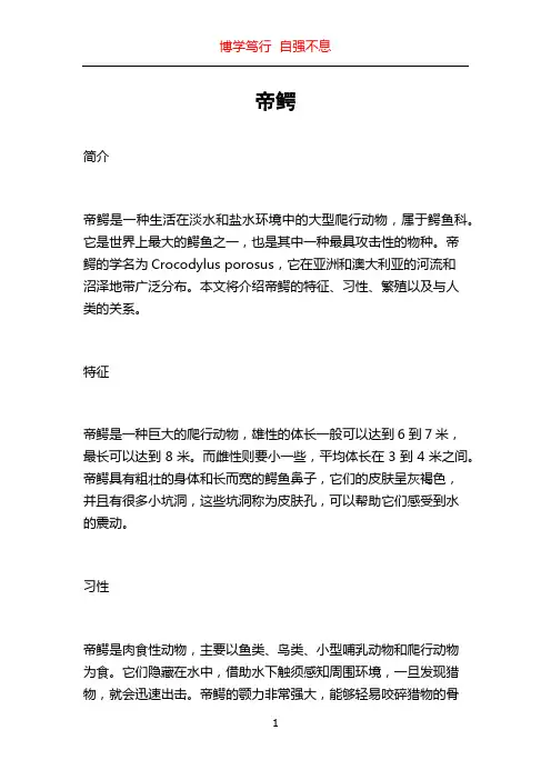 帝鳄_精品文档