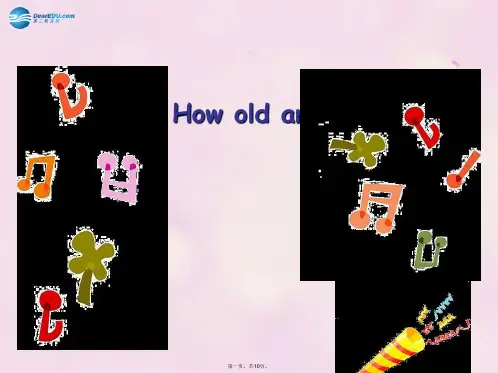 三年级英语上册 Lesson 22 How Old Are You课件2 冀教版