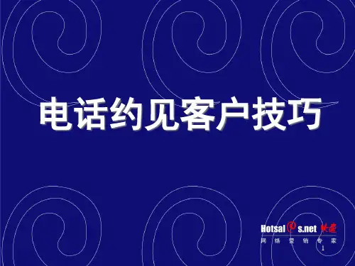 约见客户技巧.pptx