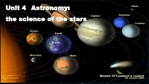 高中英语课件-Astronomy 