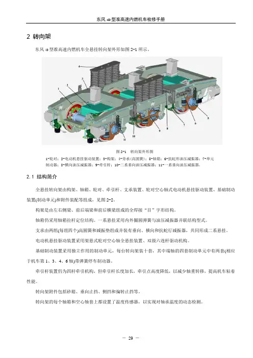 DF4D转向架部分