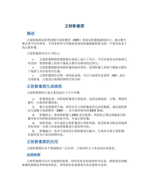 正射影像图