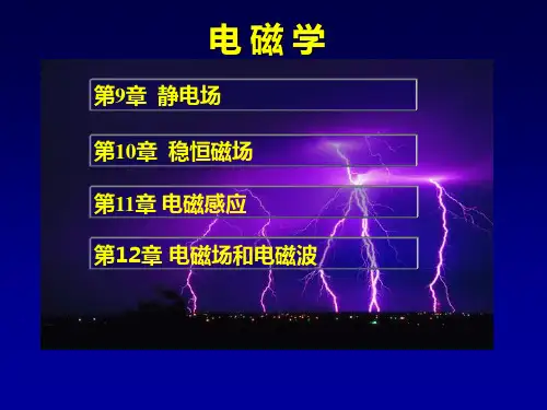 大学物理静电场和稳恒电场课件