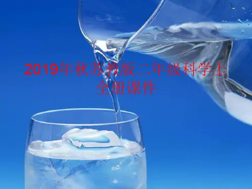 苏教版二年级科学上第一单元课件