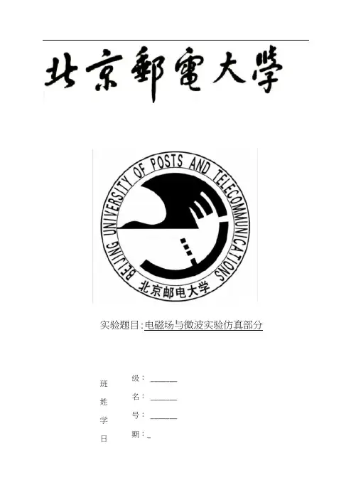 微波实验报告(20201003123833)