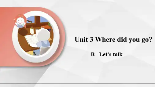 人教版六年级英语下册 Unit 3 B Let's talk 课件