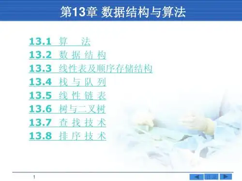 第13章 数据结构与算法