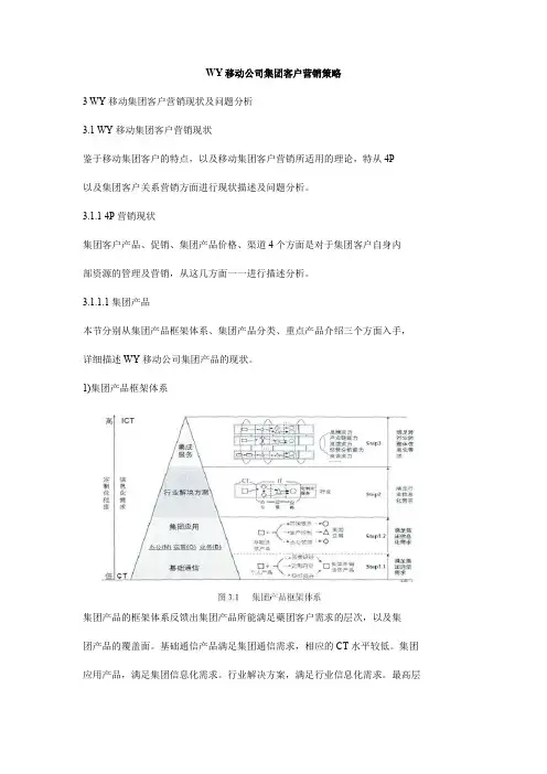 WY移动公司集团客户营销策略
