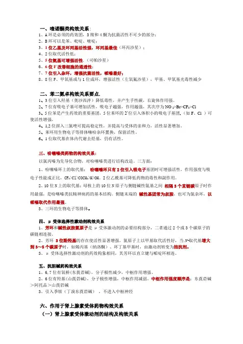 构效关系