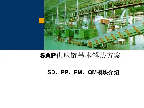 SAP-ERP模块SD、PP、PM、QM简介-124页PPT