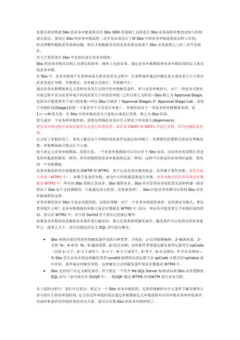 全面解析Sbo业务审批流程与结构
