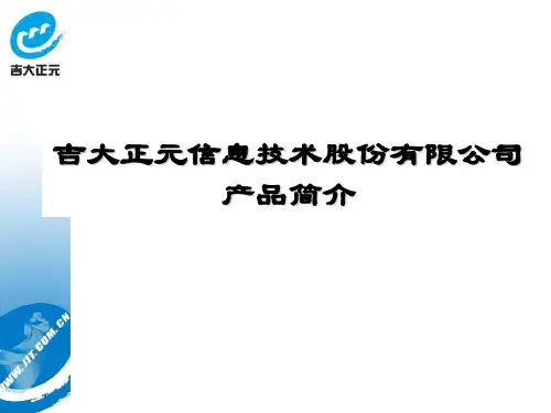 某信息技术公司产品简介PPT(44张)
