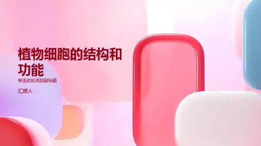 植物细胞结构和功能