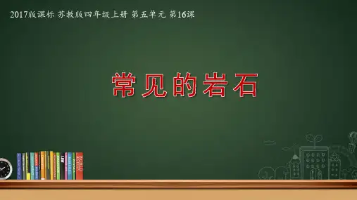 新版苏教版四上科学《常见的岩石》PPT课件
