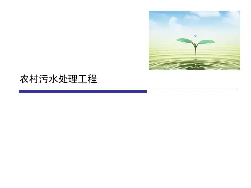 农村污水处理工程设计