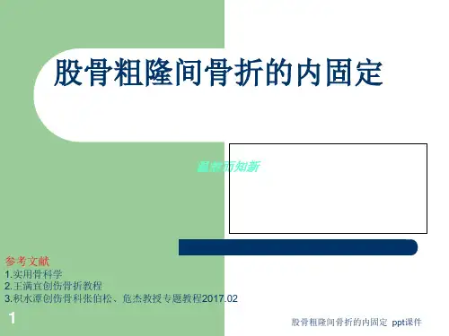 股骨粗隆间骨折的内固定 ppt课件