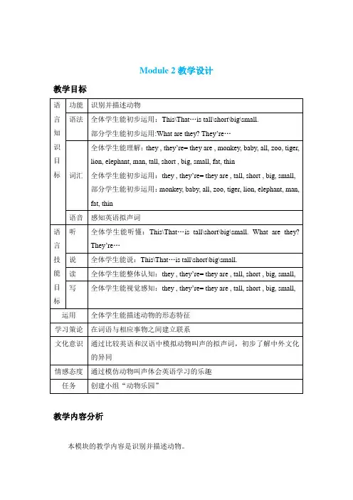 外研版(三起)三年级英语下册公开课精品课件 Module 2