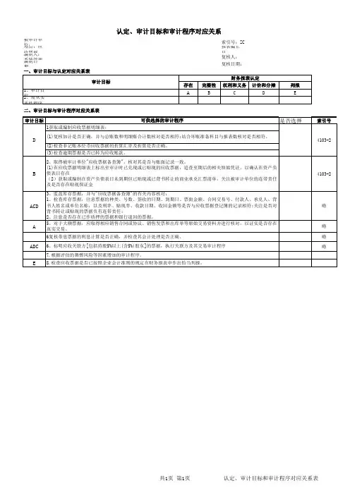 应收票据~底稿