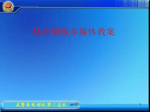 体能训练  ppt课件