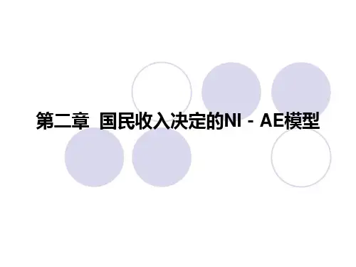 宏观经济学第二章国民收入决定的NI-AE模型(精)