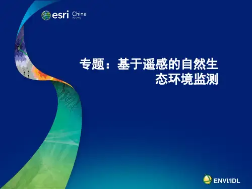4-专题：基于遥感的自然生态环境监测