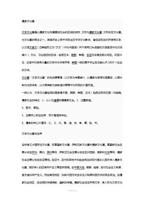 儒家文化圈