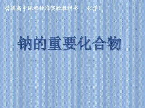 《钠的重要化合物》说课课件