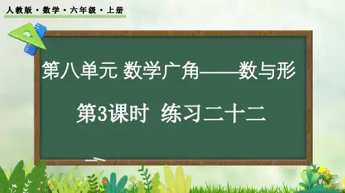 (2023秋)人教版六年级数学上册《 练习二十二》PPT课