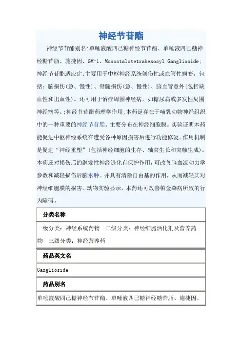 神经节苷酯