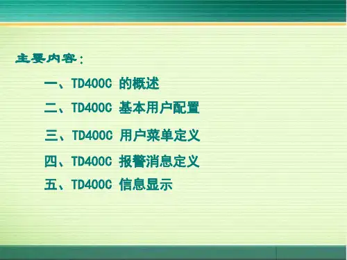 TDC文本显示使用