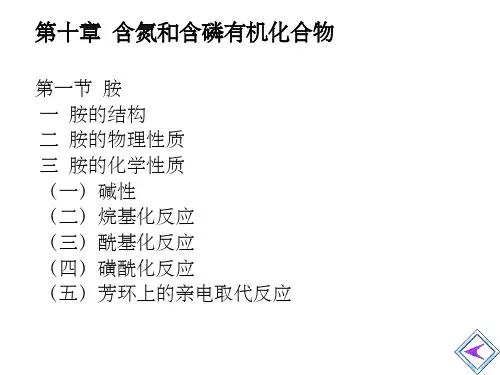 有机化学-含氮和含磷有机化合物