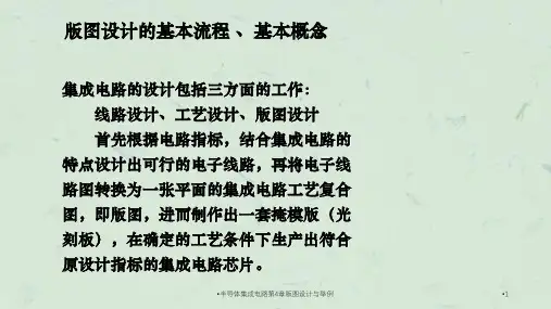半导体集成电路第4章版图设计与举例课件