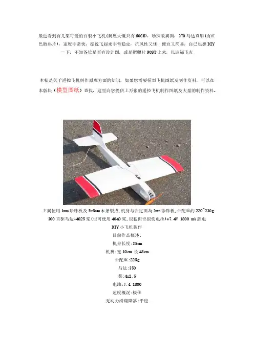 航模制作(图)全过程