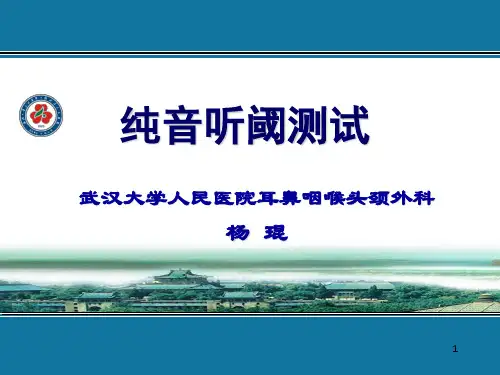 纯音测听PPT课件
