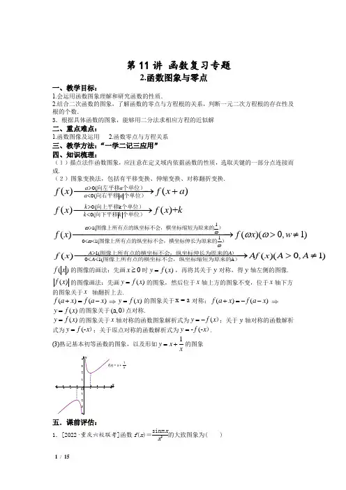 高考数学： 函数专题2 