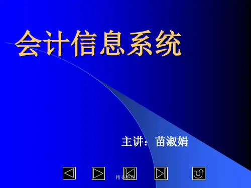会计信息系统最全版-新版.ppt