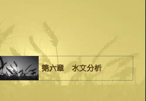 第6章 水文分析