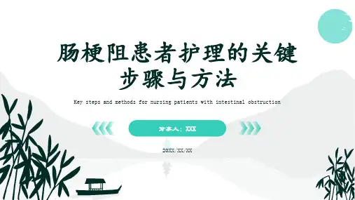 肠梗阻患者的护理ppt课件模板