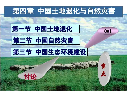 中国土地退化与自然灾害